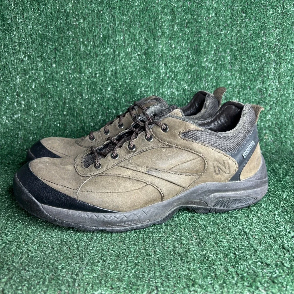 New Balance 955 v1 Gore-Tex Waterproof Leather Walking Shoes Brown Mens 11.5 D